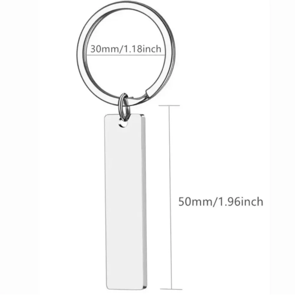 New be safe I love you silver keychain car driver gift